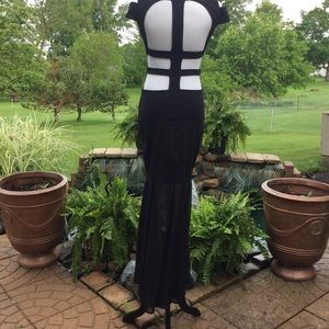 Windsor open back cutout dress